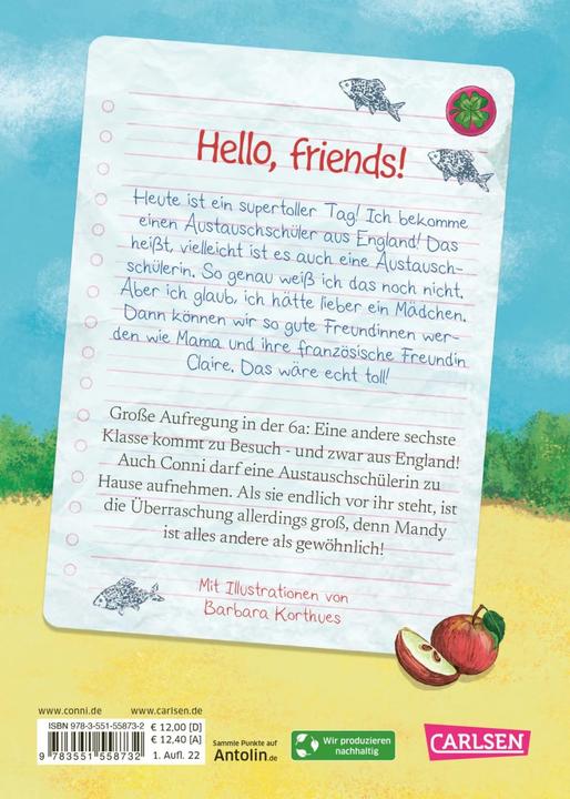 Produktbild Conni & Co 3: Conni und die Austauschschülerin (Dagmar Hossfeld, Barbara Korthues, Deutsch)