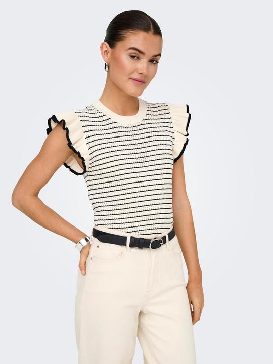 Produktbild JdY Jdycarice S/L Frill Pullover Knt Noos (M)