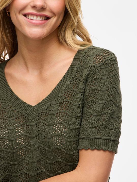 Image du produit Vila VICOBY Kurzärmeliges Stricktop (M)