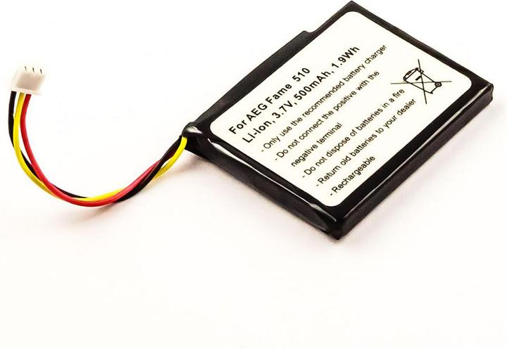 Actual product image AGI 84139 - Battery - AEG FAME 515 - Black - Lithium-Ion (Li-Ion) - 500 mAh - 3.7 V