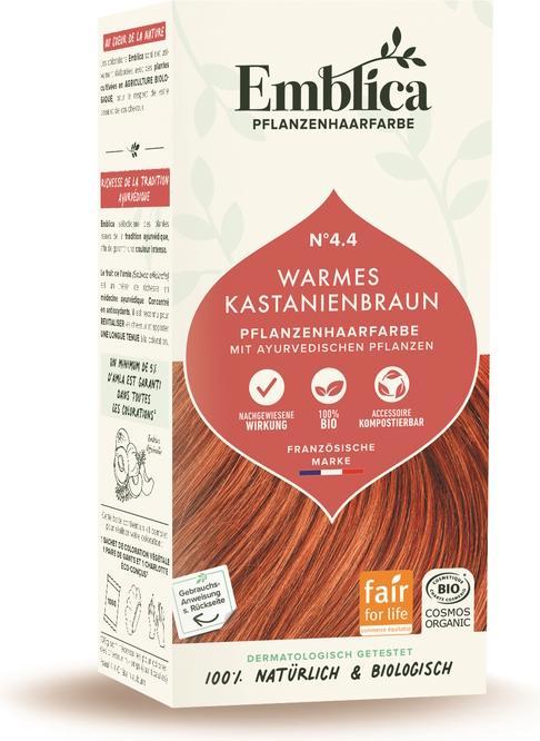 Actual product image Emblica PHF warm chestnut brown (4.4 warm chestnut brown)