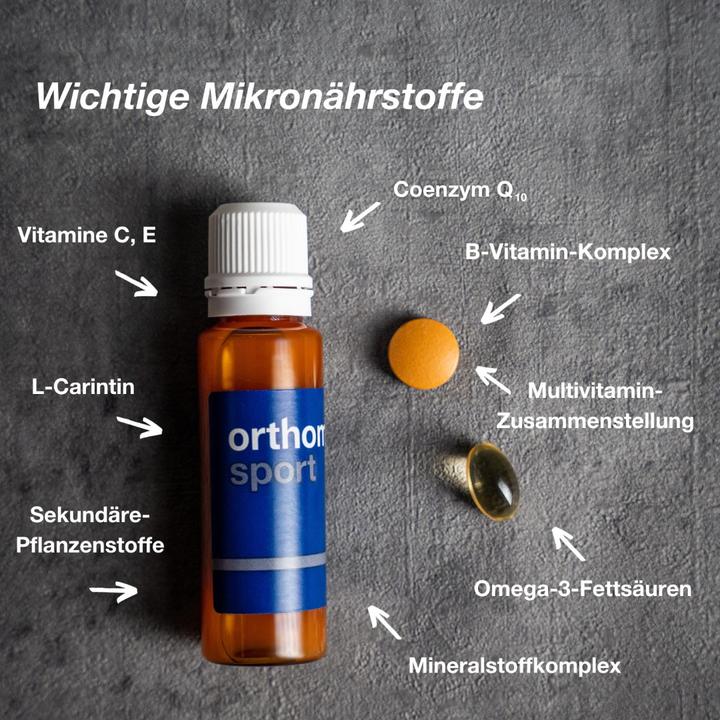 Produktbild Pharma Medica orthomol sport Trinkfläschchen/Tabletten/Kapseln, 30 St. Portionen (1 Stück, Tabletten, Kapseln)