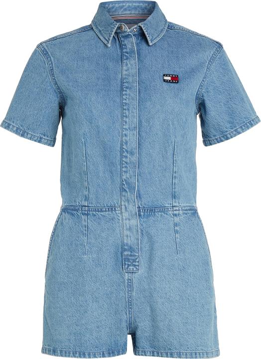 Actual product image Tommy Hilfiger Tjw Badge denim playsuit for women (XS)