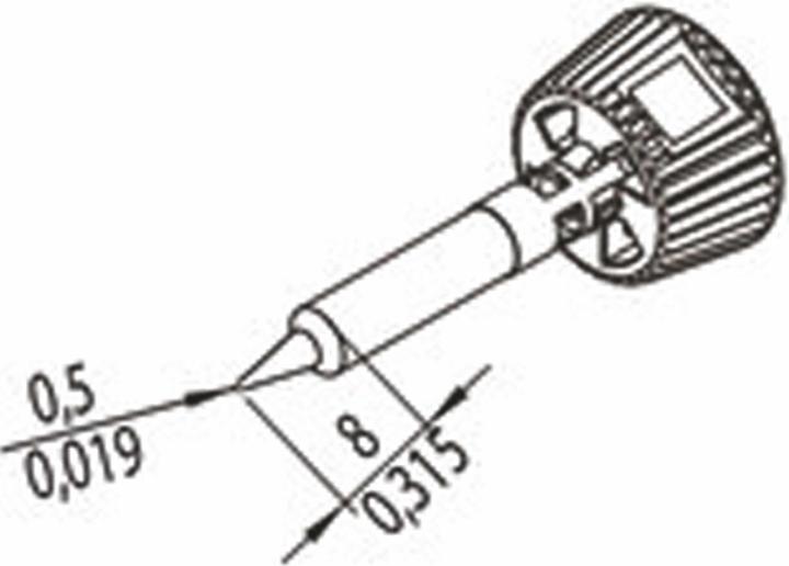 Produktbild 0142PDLF05/SB Lötspitze Spitzen-Grösse 0.50 mm Inhalt 1 St. (Lötkolben)