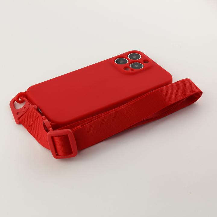 Immagine prodotto PhoneLook Coque Silicone avec lanière et crochet (Apple iPhone 13 Pro)