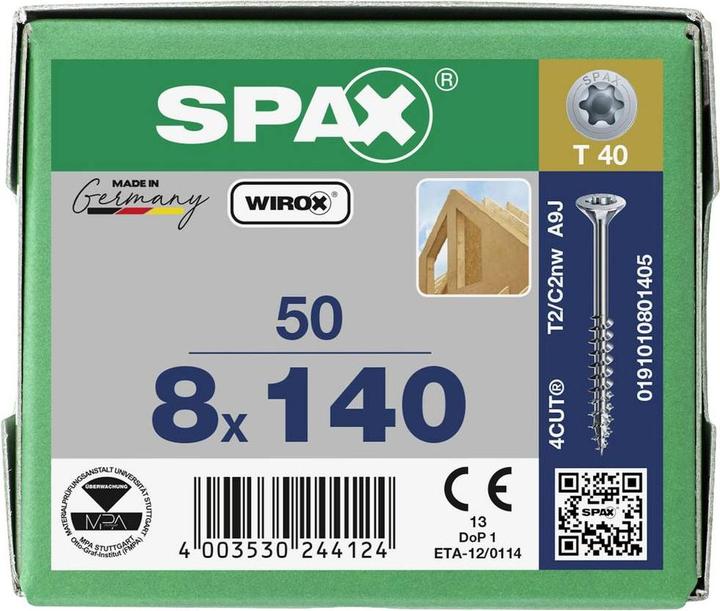 Actual product image Spax Wood construction screws (50 Screws per piece)