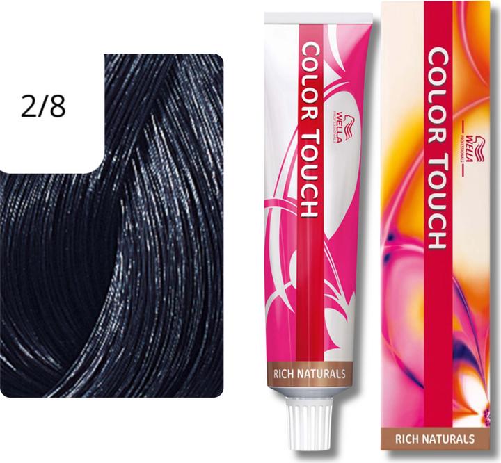 Actual product image Wella Colour Touch Rich Naturals (2/8 Blue-black)