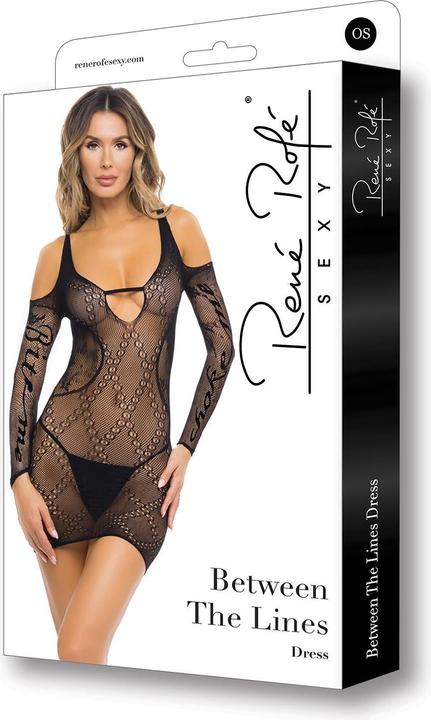 Actual product image René Rofé Rene Rofe Between The Lines V Chemise Black O/S (One size)