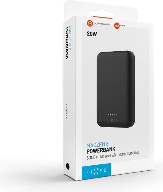 Actual product image Fixed MagZen, 6 000 mAh, Black (6000 mAh)