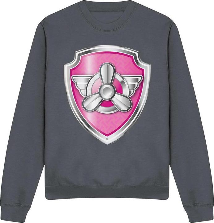 Actual product image Paw Patrol Unisex Adult Skye Badge Sweatshirt (L)