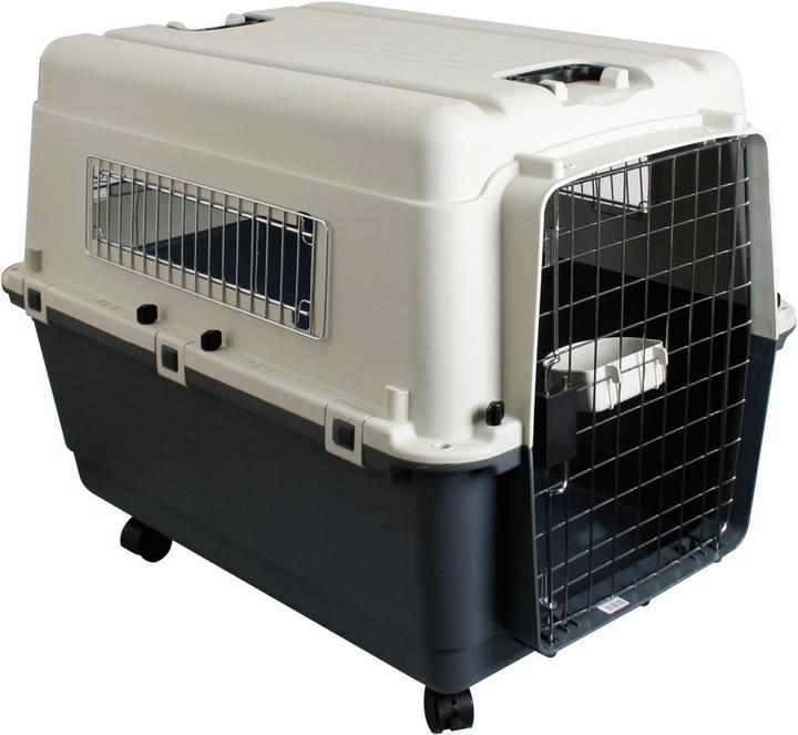 Produktbild Karlie Flugzeugbox Nomad Rollenset (Hund, Reflektoren, Waschbar, Komplett zu öffnen, Sicherheitsverschluss, Waschmaschinenfest)