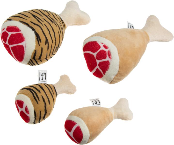 Actual product image Karlie Schinkenkeule (Plush toy dog)