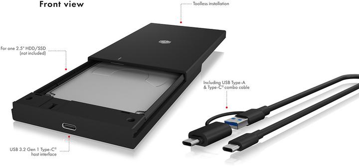 Produktbild Icy Box IB-200T-C3 (2.5")