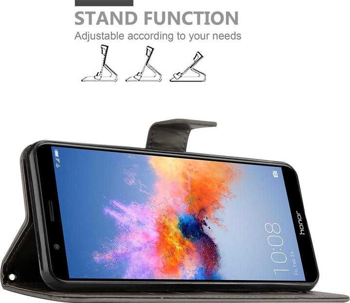 Productafbeelding Cadorabo Bloemen Boekomslag (Honor 7X)