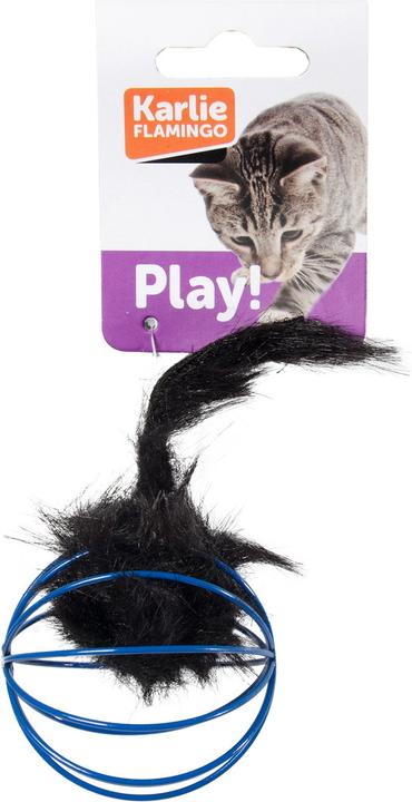 Image du produit Karlie Boule à grille avec souris en peluche (Jouet à balle chat)