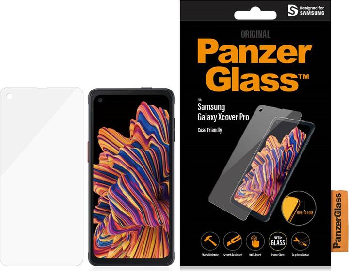 Productafbeelding PanzerGlass Geval Vriendelijk (1 Stuk, Samsung Galaxy Xcover Pro)
