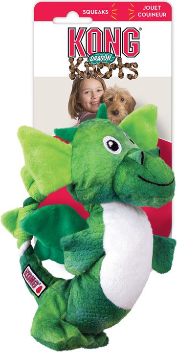 Image du produit KONG Noeuds de chiens-dragons (Jouet en peluche chien)