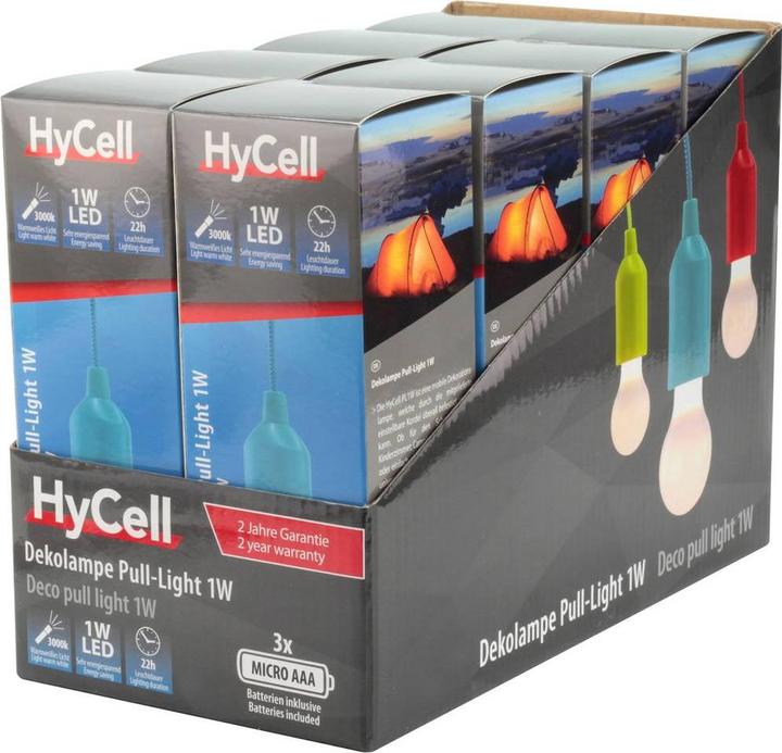 Image du produit Star Trading HyCell Pull-Light BLEU, incl. 3 x piles AAA (UE 8 1 D