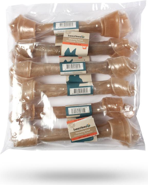 Actual product image Beeztees Chewing knot Beef skin (Adult, 1 pcs., 150 g)