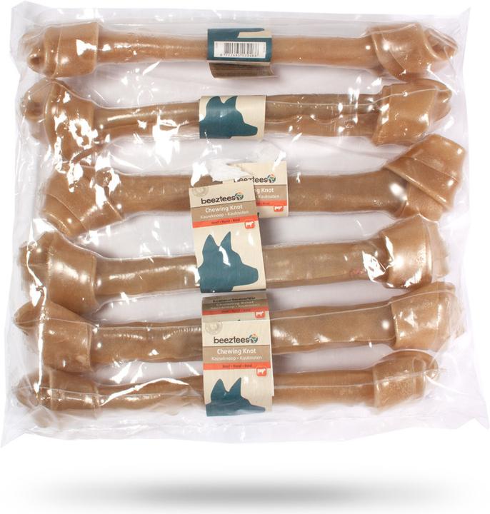 Actual product image Beeztees Chewing knot Beef skin (Adult, 1 pcs., 150 g)