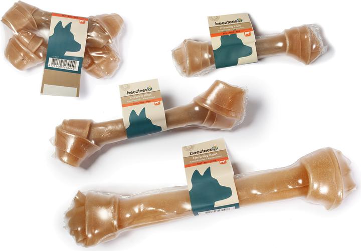 Actual product image Beeztees Chewing knot Beef skin (Adult, 1 pcs., 150 g)