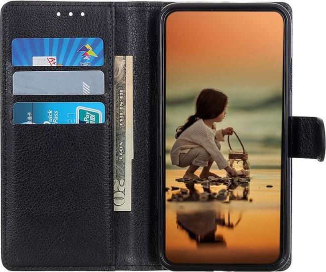 Produktbild MU Classic Litchi Leder Bookcover Series (Samsung Galaxy A35)