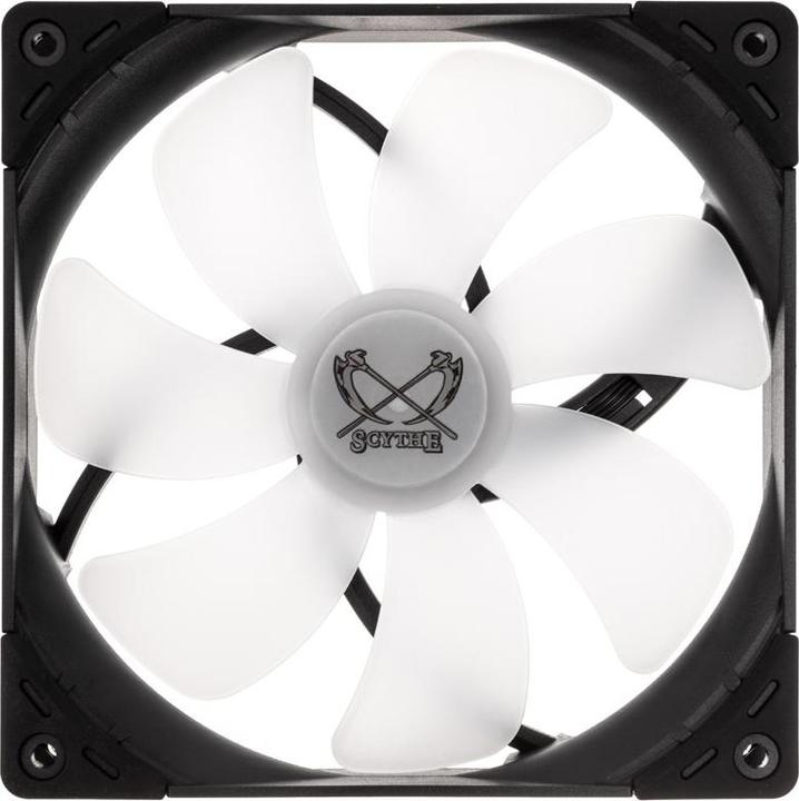 Actual product image Scythe Kaze Flex 140 Square ARGB PWM Fan 300-1200rpm (140 mm, 1 x)