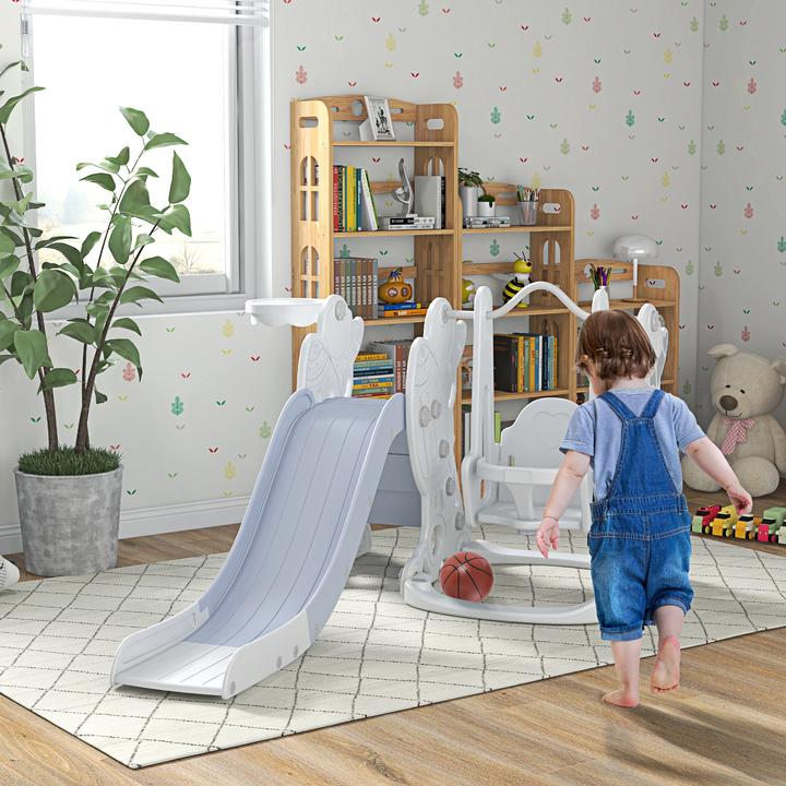 Immagine prodotto Aiyaplay Altalena per bambini con scivolo e palla