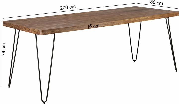 Produktbild Wohnling Bagli (80 x 200 x 76 cm)
