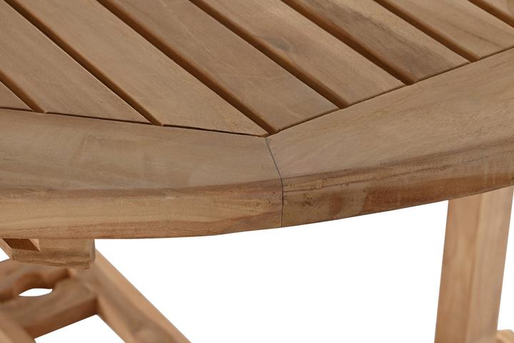Actual product image DKD Home Decor Table set with 4 chairs 75 cm 120 x 120 x 75 cm (75 x 120 x 75 cm)