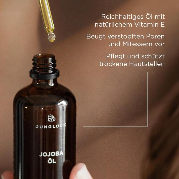 Image du produit Junglück Bio-Jojobaöl (Huile pour le corps, 100 ml)