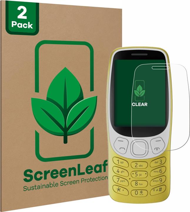 Immagine prodotto ScreenLeaf Pellicola protettiva sostenibile Pellicola protettiva dello schermo chiara trasparente (2 Pezzo/i, Nokia 3210)