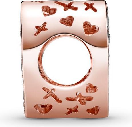 Immagine prodotto Pandora Charm a forma di cuore a mano libera Rose Sparkling (Metallo, placcato oro rosa)
