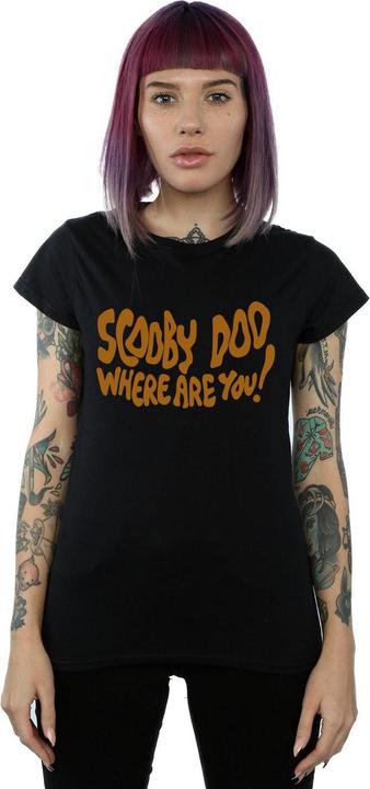 Actual product image Scooby Doo Womens/Ladies Where Are You Spooky Cotton T-Shirt (S)