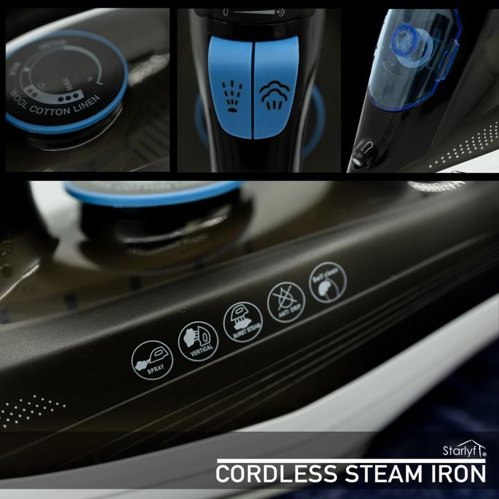 Actual product image Starlyf Cordless Steam Iron (2400 W)