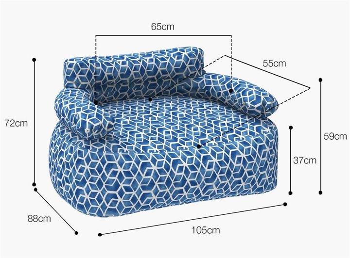 Actual product image GuGus Inflatable sofa