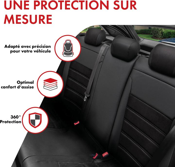 Produktbild Walser Sitzbezug für VW Tiguan (5N) 09/2007-07/2018, 1 Rücksitzbankbezug