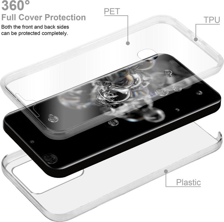 Productafbeelding Cadorabo TPU 360 graden hoesje (Samsung Galaxy S20 Ultra)