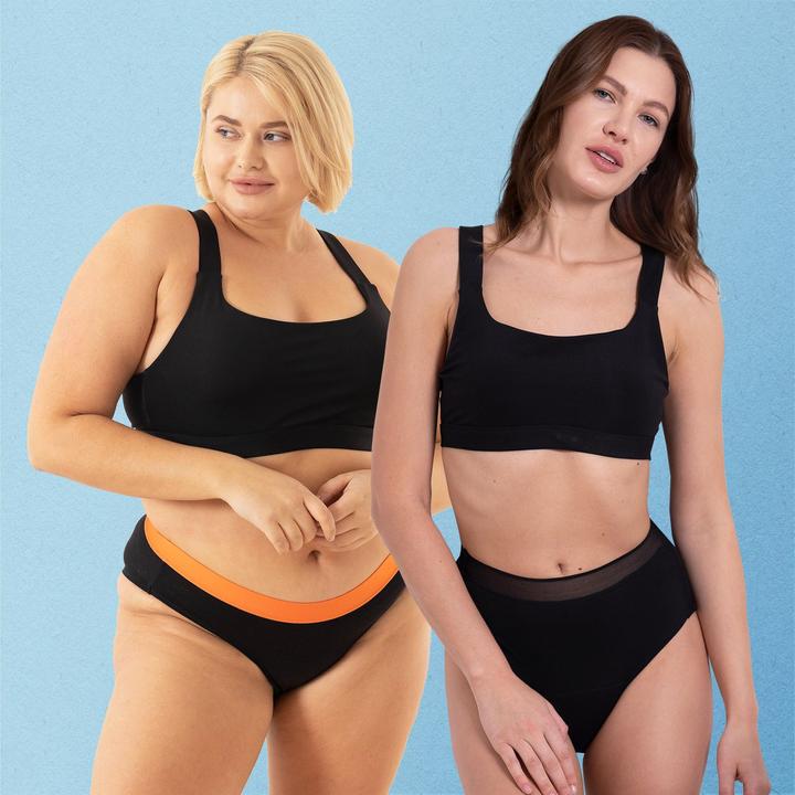 Immagine prodotto Weekiss Set mestruale leggero - biancheria intima mestruale, biancheria intima mestruale, mutandine (XXL)