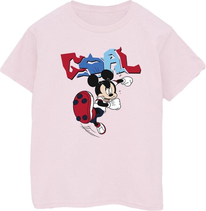 Disney Mickey Mouse Goal Striker Pose TShirt (XXL)