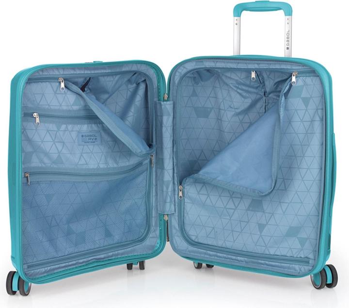 Immagine prodotto Gabol Carrello da cabina Queens a 4 ruote S 54 cm con piega elastica (48 l, Bagaglio a mano (fino a 50 litri))