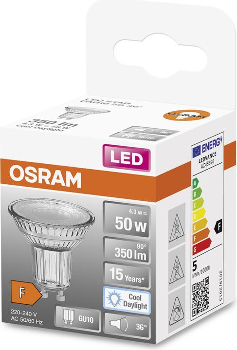 Produktbild Osram Reflektor (GU10, 4.30 W, 350 lm, 1 x, F)