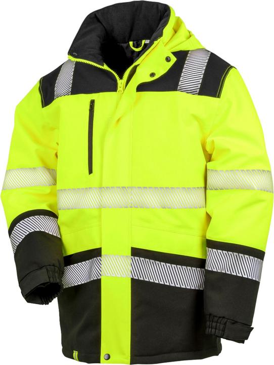 Actual product image Result Mens Printable Safety Soft Shell Jacket (XL)
