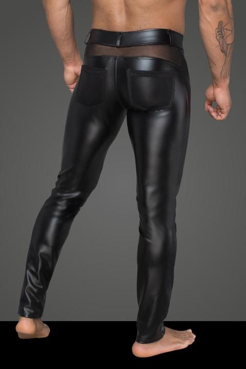 Produktbild Noir Handmade Hose Powerwetlook / 3D-Netz (S)