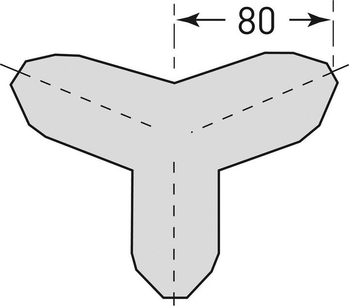Image du produit Moravia Protection d'angle TRAPEZ Angle extérieur 3 côtés
