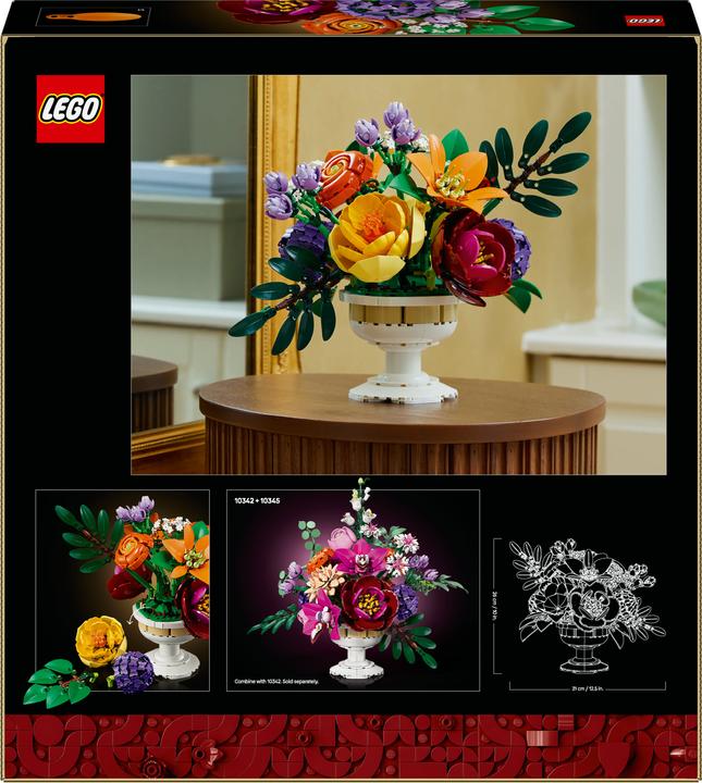 Immagine prodotto LEGO Composizione floreale (10345, LEGO Botanical, Set LEGO rari)