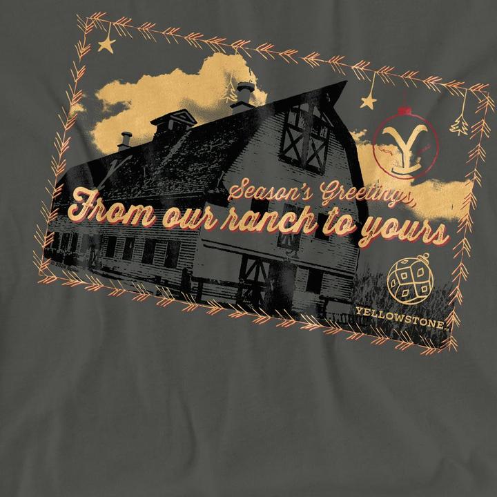 Produktbild Yellowstone Seasons Greetings From The TShirt weihnachtliches Design (XL)