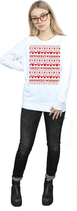 Produktbild Disney Mickey And Minnie Christmas Fair Isle Sweatshirt (XXL)