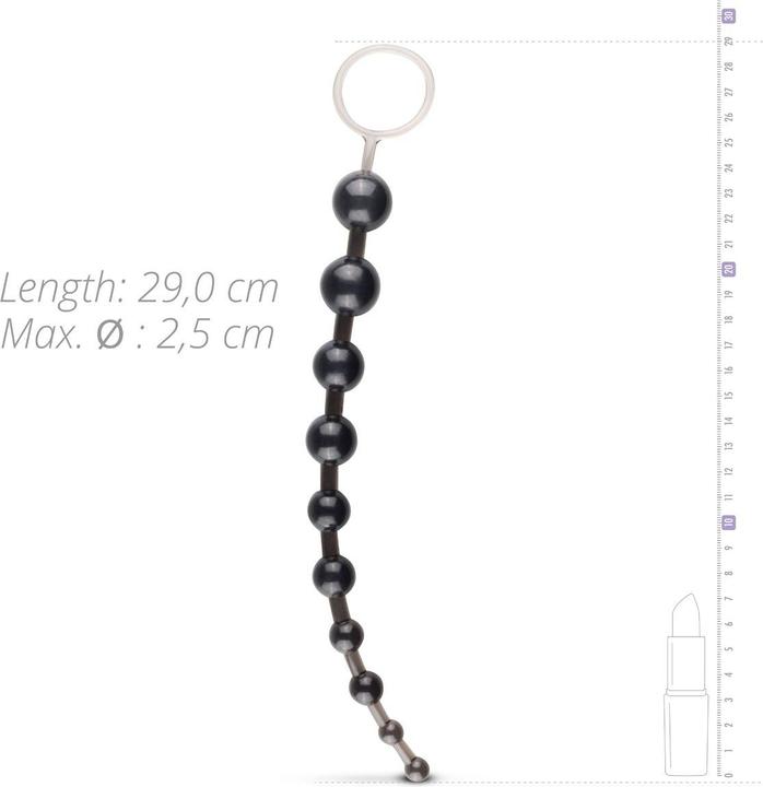 Actual product image Easytoys PVC anal beads