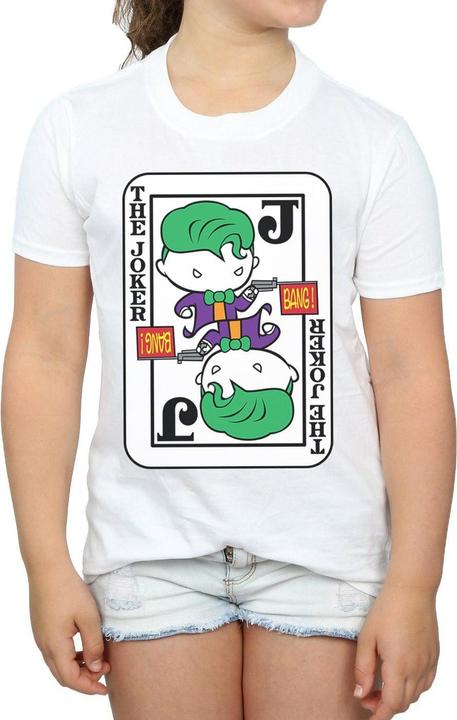 Image du produit - T-shirt CHIBI JOKER PLAYING CARD - Fille (140, 146)